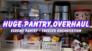 2024 KITCHEN PANTRY ORGANIZATION 😍| BONUS FREEZER ORGANIZATION |