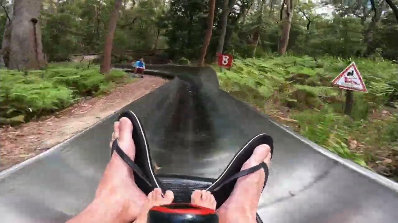 Toboggan ride Nelson Bay YouTube