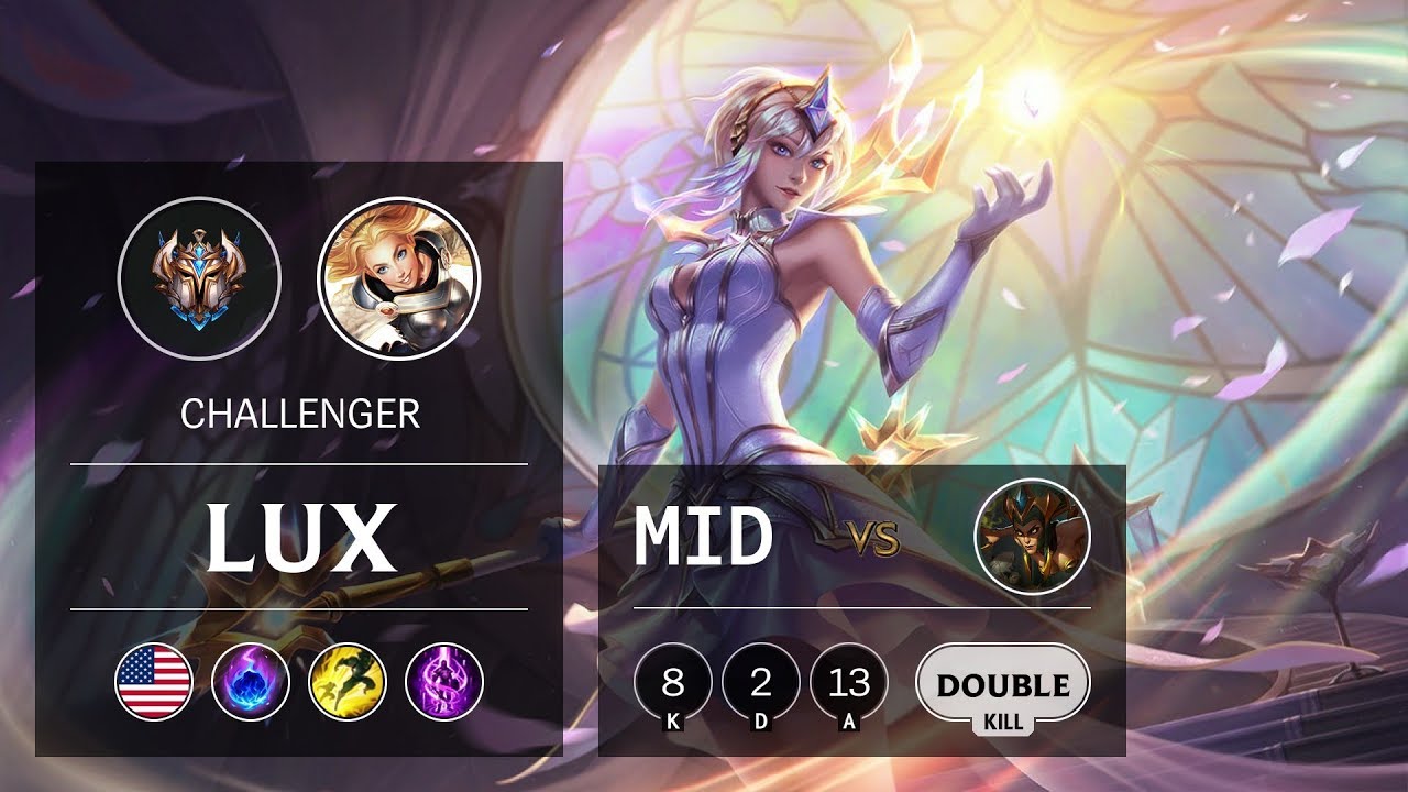 Lux Mid vs Cassiopeia - NA Challenger Patch 9.14