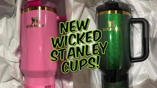 New Wicked Stanley Cups! Target Exclusive Beautiful Cups! Pink and Green  Glitter! Release Date!