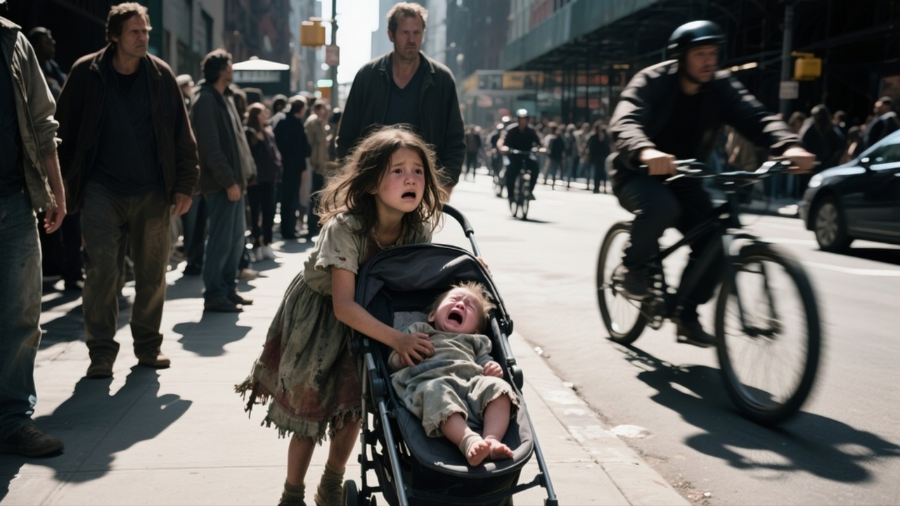 Homeless Girl Saved a Biker’s Baby While Others Watched — The Gang’s Next Move Shocked Everyone