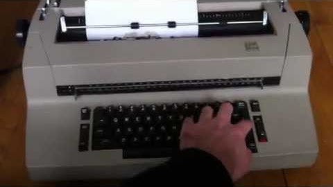 Vintage IBM Selectric II Correcting Electric Typewriter