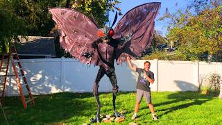 GIANT Moth Man HALLOWEEN Animatronic
