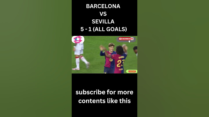 HIGHLIGHTS | BARCELONA 5 vs 1 SEVILLA | 2024/25 all goals