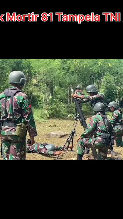 Latihan Menembak Mortir TNI AD #tniindonesia #tniad #viral #shorts