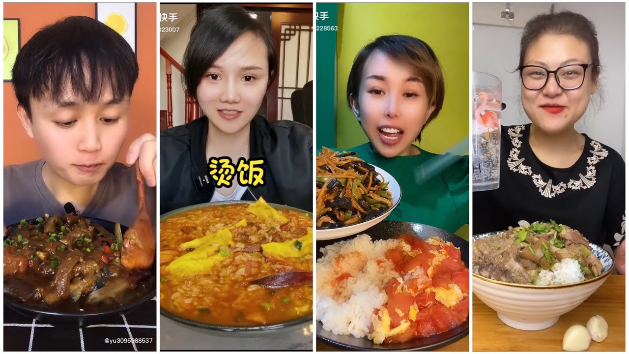Chinese mukbang [Mukbanger’s compilation] Cooked rice - Ăn cơm