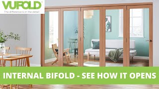 How a 5 Door Internal Bifold Opens - Vufold