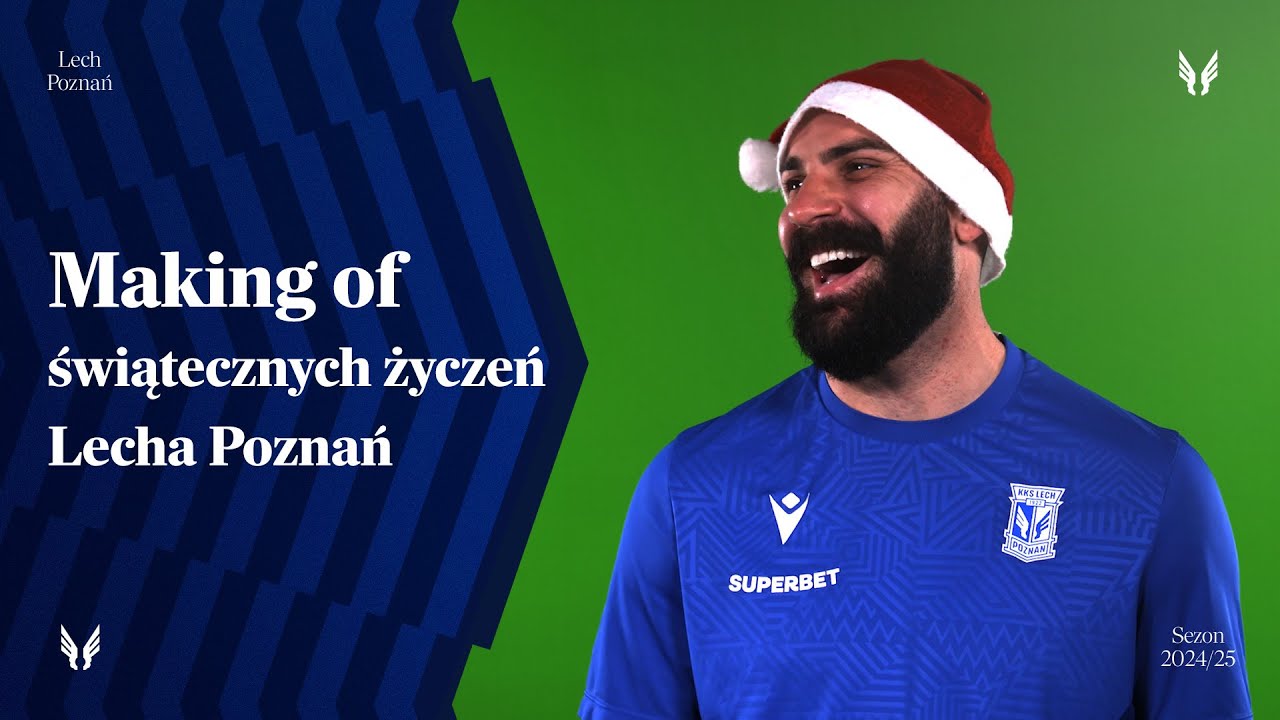 MAKING OF | Tak powstawały życzenia świąteczne Lecha Poznań