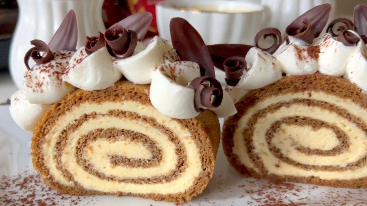 Tiramisu | Receta fácil (ASMR) How to Make Tiramisu Roll Cake?! - YouTube