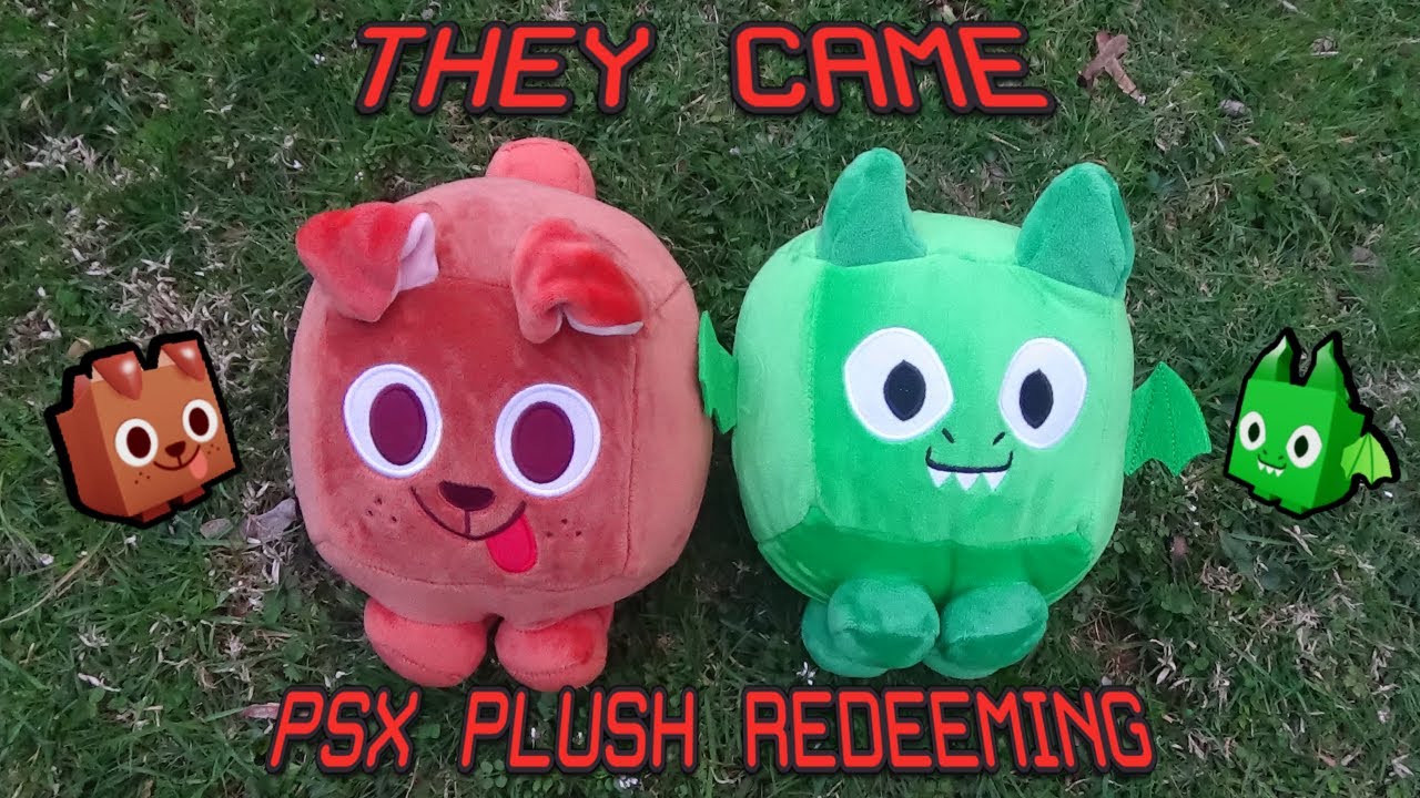 REDEEMING MY PET SIMULATOR X PLUSHIES (HUGE DOG & HUGE DRAGON) YouTube