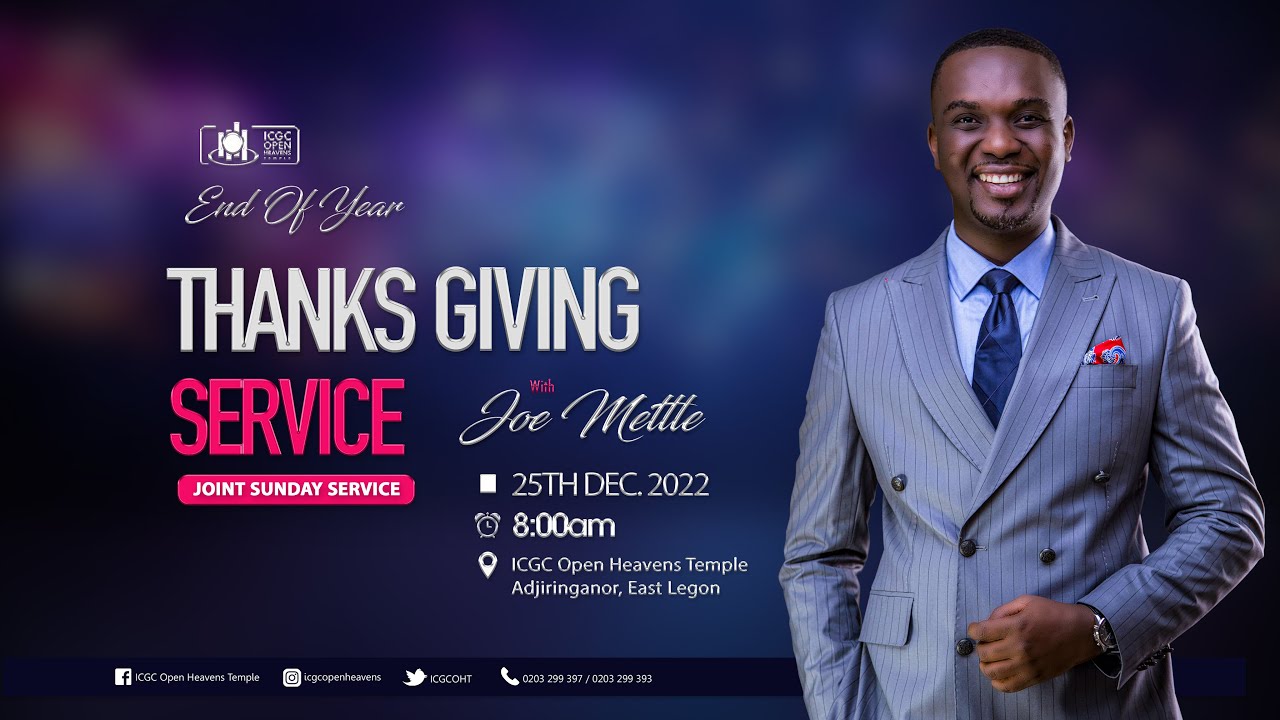 FIRST FAMILY SERVICE 18TH DECEMBER 2022 PASTOR ERIC XEXEMEKU YouTube