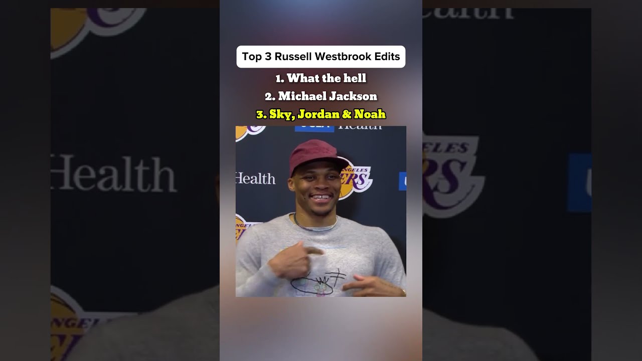 Top 3 Russell Westbrook Edits Nba Basketball