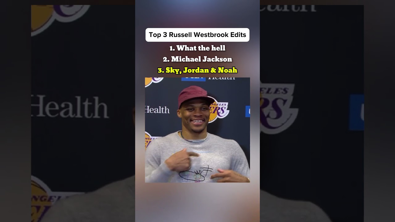 Top 3 Russell Westbrook Edits 🥹 