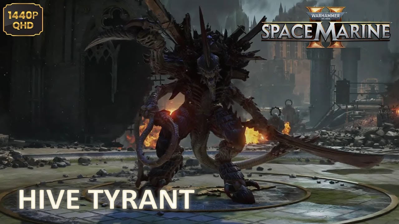 HIVE TYRANT - Space Marine 2 - Boss Battle - YouTube