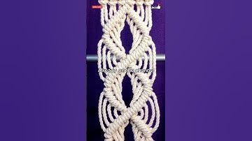 #macrametutorial #diy #macrame #patternknot #knot #macrameknot  #homedecor @OlenkaYakymenko