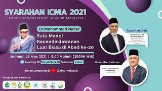 Dr Mohammad Natsir : Satu Model Kecendekiawanan Luar Biasa