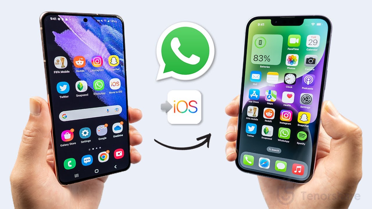 Wie kann man Daten von Android auf iPhone übertragen, einschließlich WhatsApp [Offiziell