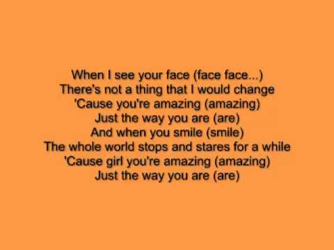 just the way you are bruno mars song lyrics