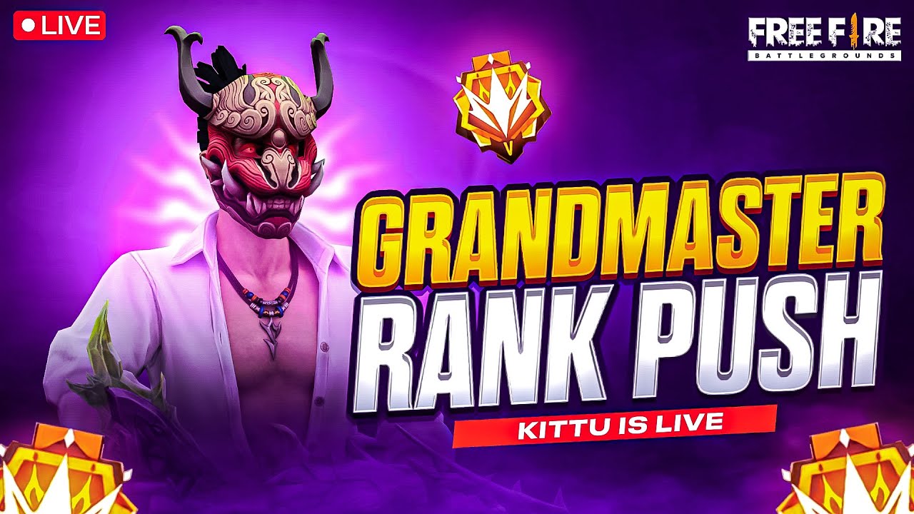 Free Fire Face Cam Live Telugu - Rank Push Road To Grand Master - # ...
