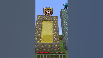these nether portals at different ranks leads me to...? #shorts #meme #memes