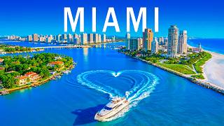 [4K] Miami 🇺🇸 Stunning Downtown Skyline, Biscayne Bay &amp; Tropical Coastline