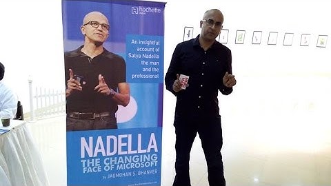 Nadella The Changing Face Of Microsoft By Jagmohan Bhanver Book Launch # 11 Of 11