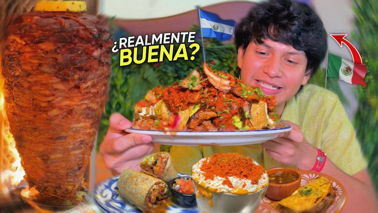 ASÍ ES LA COMIDA DE MÉXICO EN EL SALVADOR...