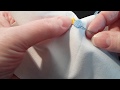 Kéknefelejcs kalocsai kézi hímzés (1. rész) - VM kalocsai