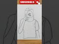 Draw a boy shorts youtubeshorts tajikisketch