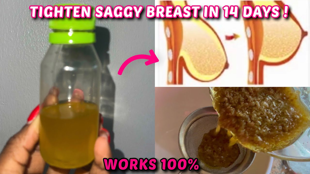 DIY BREAST FIRMING AND ENLARGEMENT OIL WITH JUST 3 INGREDIENTS | How to tighten saggy breast