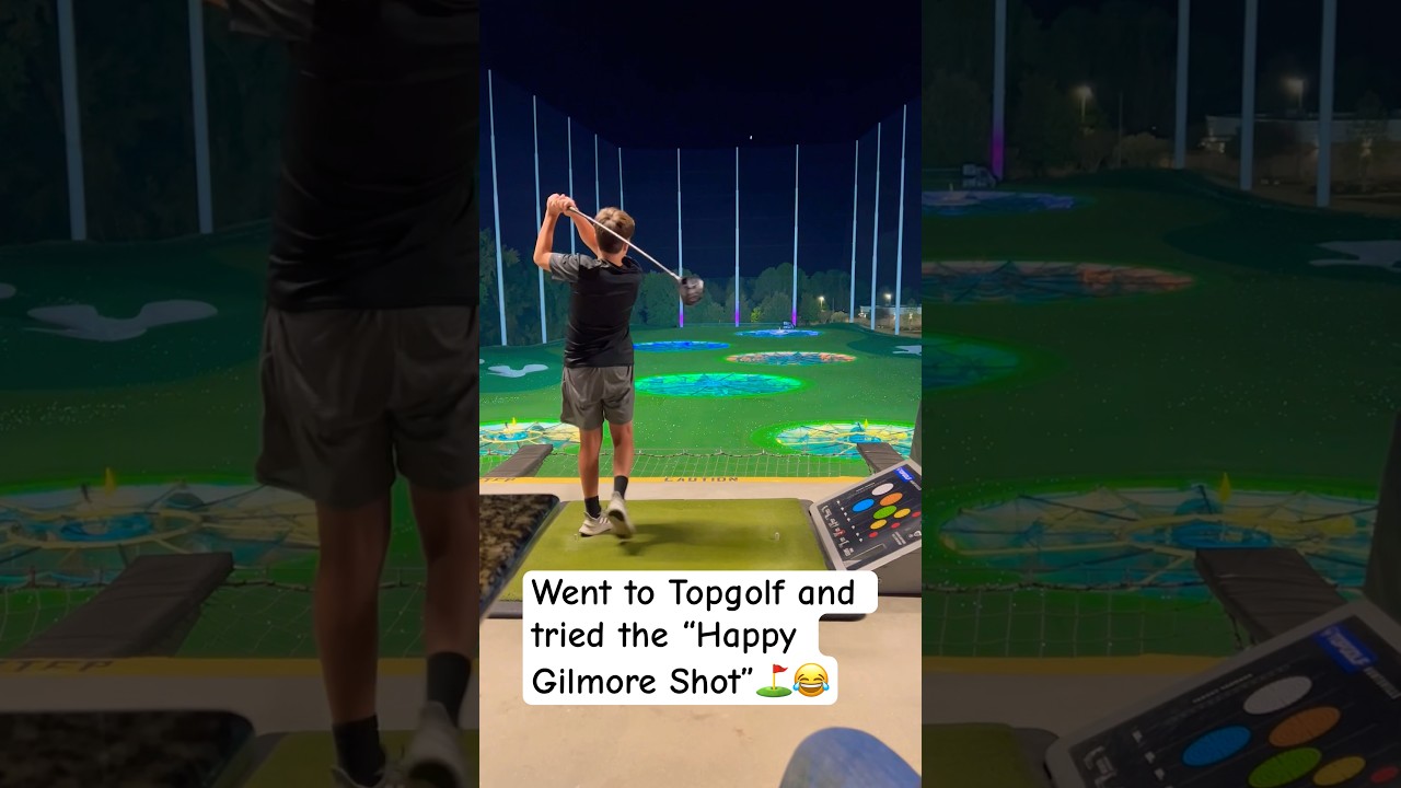 Happy Gilmore Shot at Topgolf⛳️😂