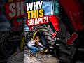 Why Tractor Tires Have Deep V-Shaped Treads
