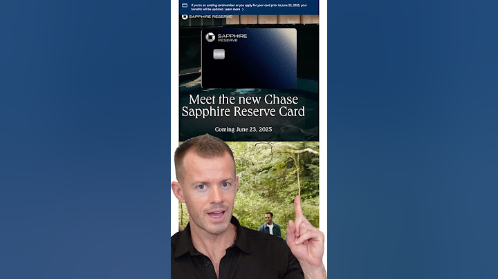 The NEW Chase Sapphire Reserve Is HERE!