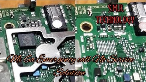 Mi 6a Emergency Call, No Service Solution #short