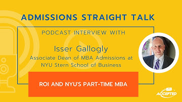 The ROI of NYU’s Part-Time MBA Program