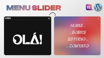 Menu Slider Tela Cheia no Wordpress Elementor com HTML e CSS | Sem Plugins ou Popup