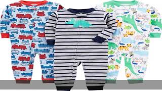 Simple Joys by Carter's Toddlers and Baby Boys' Snug-Fit Footless Cotton Pajamas, Pack of 3