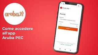 Come accedere all'app Aruba PEC screenshot 5