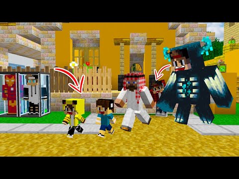 ماين كرافت لكن تحولت وحش عملاق وسويت مقلب فلم ماين كرافت