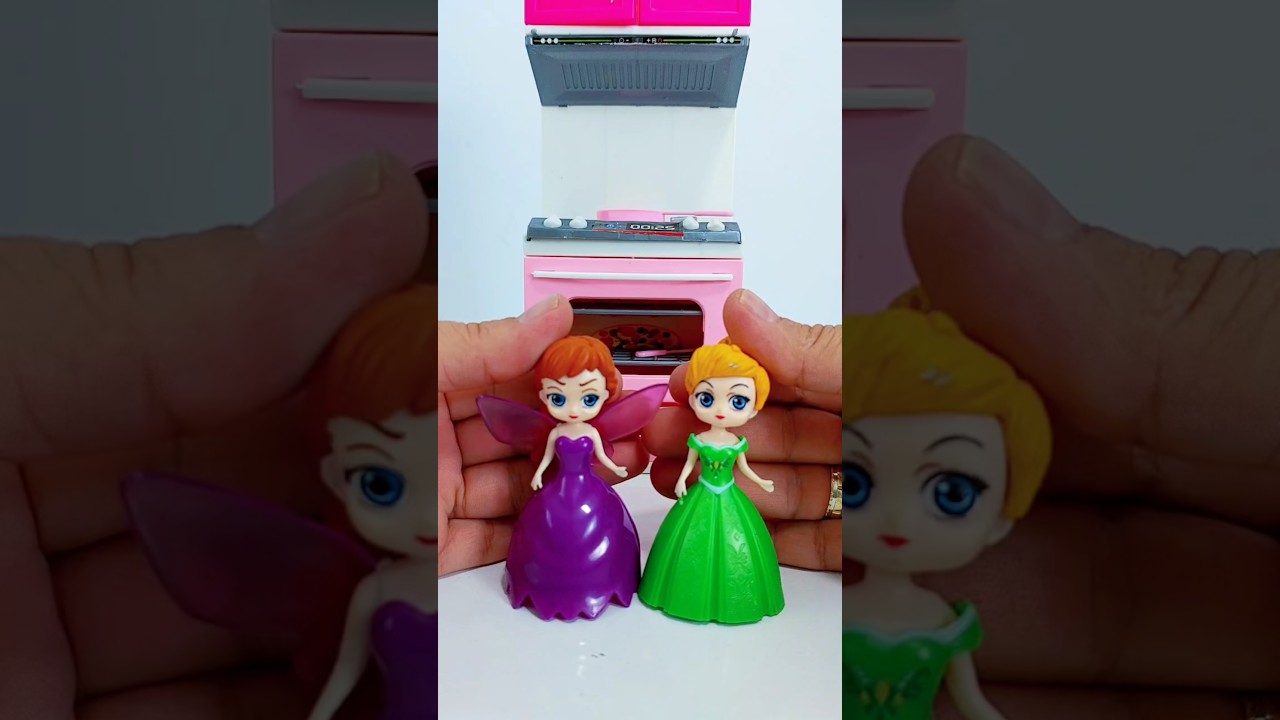 Transforming Disney Anna and Tinkerbell! 