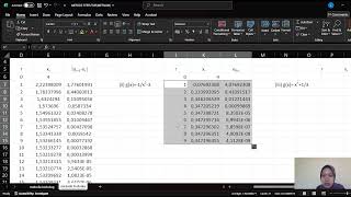 MetNum (Metode lelaran titik tetap)- Excel