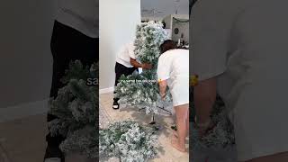 it was so easy to install 🎄 this Christmas tree is perfect 🥹 #christmastree