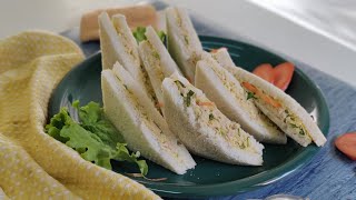 Chicken creamy sandwich very simple & soft sandwich restaurant style  recipe by deeman's kitchen