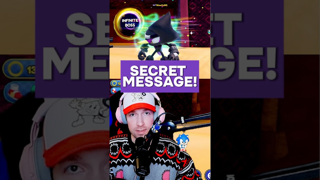 🤔 A SECRET MESSAGE FROM THE CHAOTIX IN SONIC SPEED SIMULATOR!