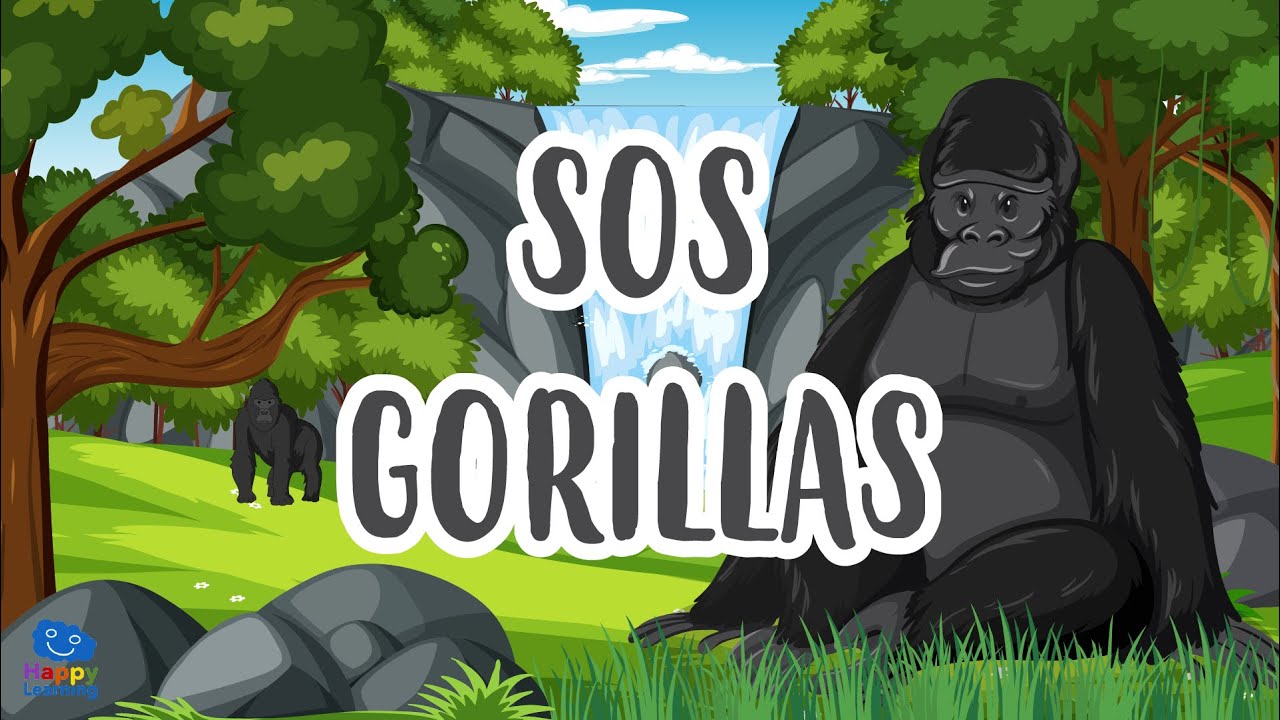 ⁣LET'S SAVE THE GORILLAS | Endangered Animals | Educational Videos for Kids