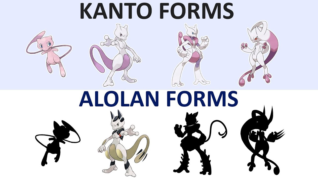 Mew Evolution Chart