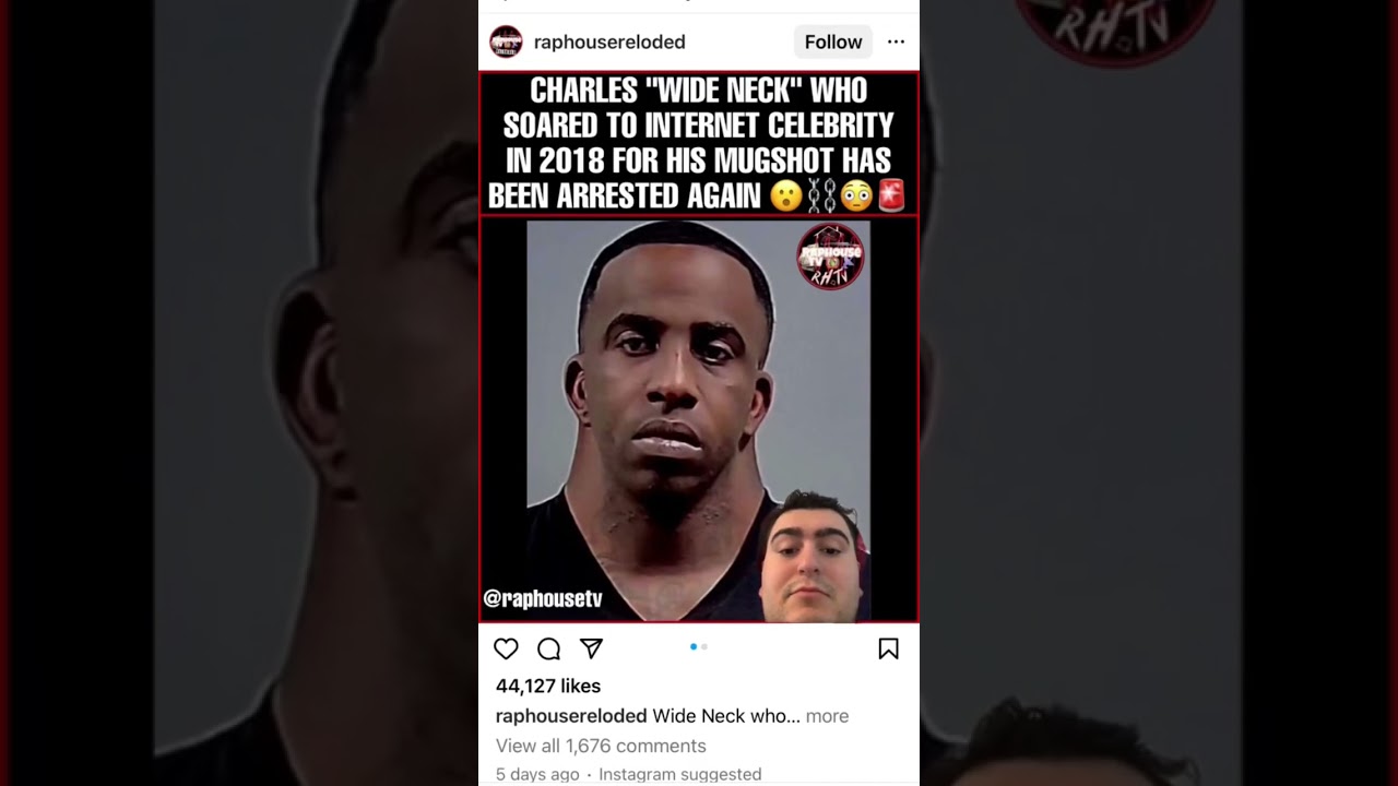 Charles “Wide Neck” is back in prison 🙏🏼❤️😯 