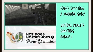 FIRST LOOK: HOT DOGS, HORSESHOES & HAND GRENADES GAME  FOR HTC VIVE (PLEASE SEE SCOND LOOK VIDEO)