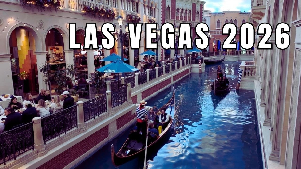 FULL TOUR! The Grand Canal Shoppes At Venetian Hotel In January 2026