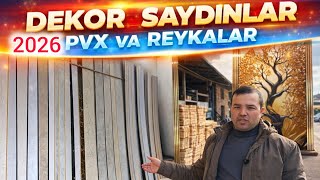 Dekor Saydin Pvx Va Reykalar Narxlari 2026